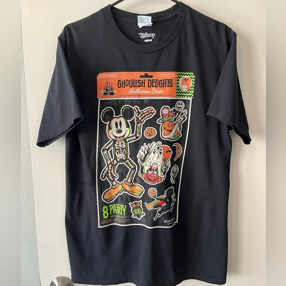 Disney 100 Mickey & More Halloween Party Stickers Style D100 T-Shirt Medium